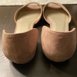 Nine West Penelope nude d’orsay peep toe flats